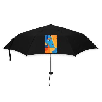 Abstract art - Umbrella (small) - black - Front