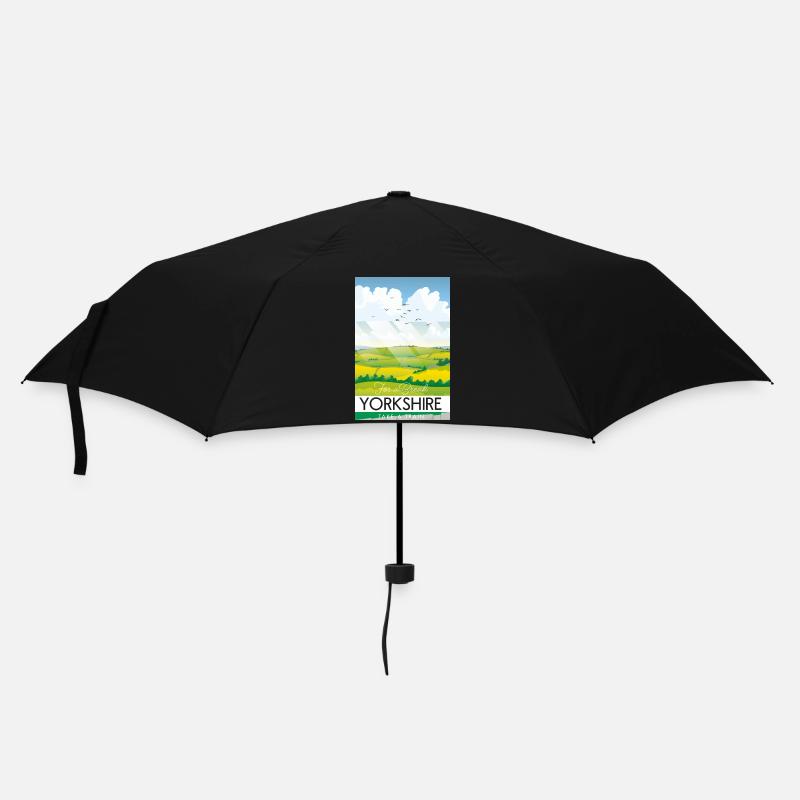 Yorkshire take a break - Umbrella (small) - black