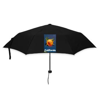 California Oranges Reiseplakat - Regenschirm (klein) - Schwarz - Vorne