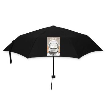 Mars Explorer Astronaute - Parapluie standard - noir - Devant