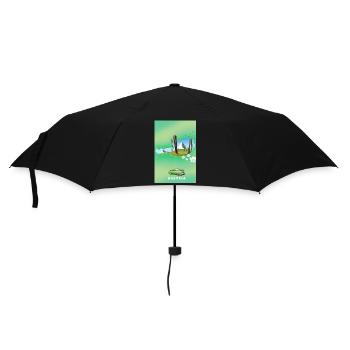 Autriche Affiche de ski - Parapluie standard - noir - Devant
