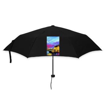 Brücken in London - Regenschirm (klein) - Schwarz - Vorne