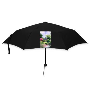 Chinese Zen Garden - Umbrella (small) - black - Front