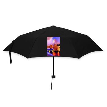 Brücken in London - Regenschirm (klein) - Schwarz - Vorne