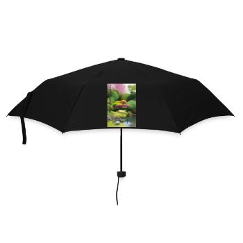 Chinese Zen Garden - Umbrella (small) - black - Front