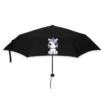 Une licorne - Parapluie standard - noir - Devant