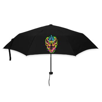 L.Gor Stier - Regenschirm (klein) - Schwarz - Vorne