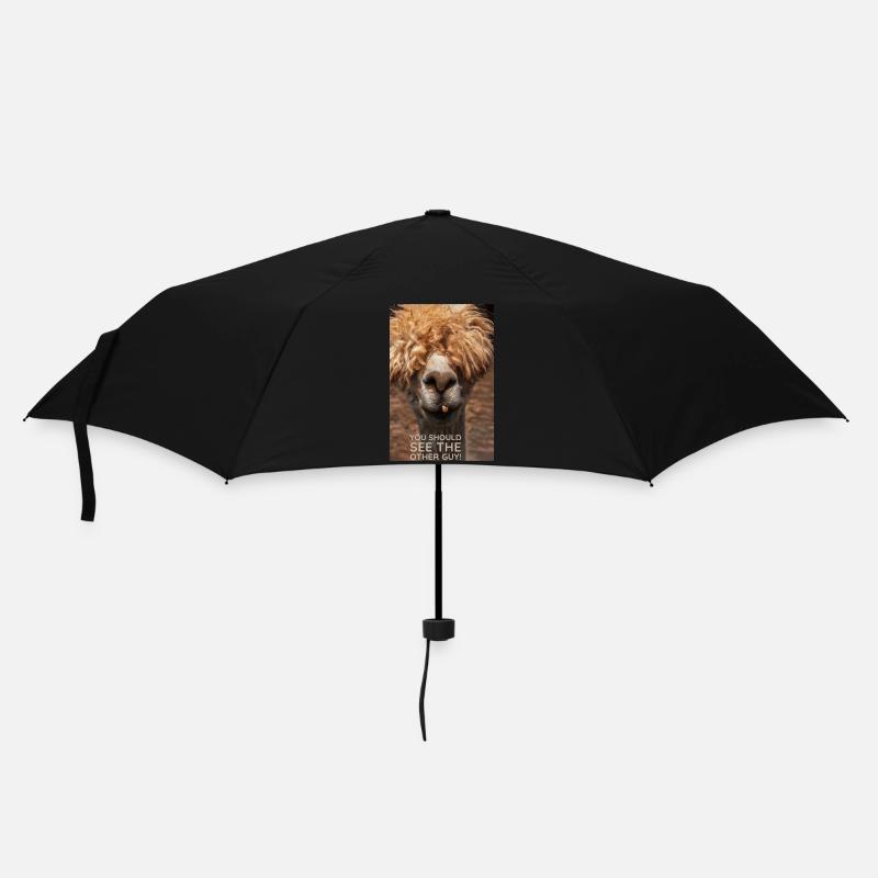 Drame de lama - Parapluie standard - noir