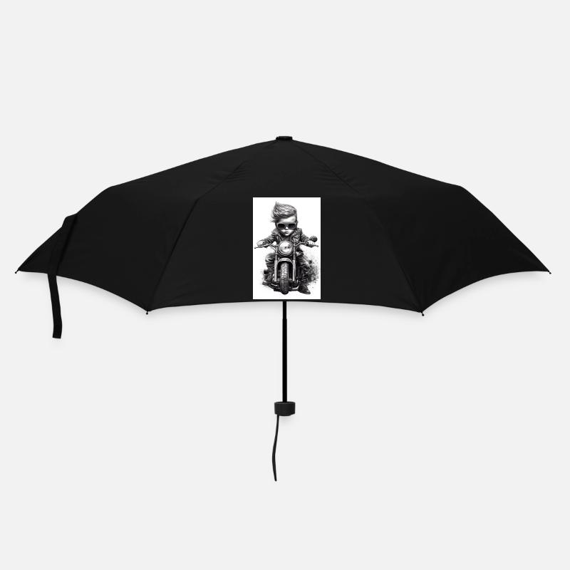 Junior Biker - Umbrella (small) - black