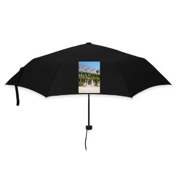 city hall (Rathaus) Quedlinburg Saxony-Anhalt Germ - Umbrella (small) - black - Front