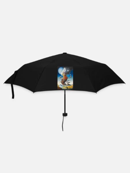 Elemente - Regenschirm (klein) - Schwarz
