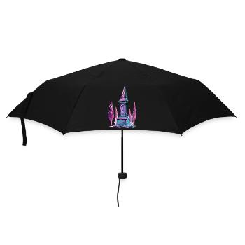 Lonely grave - Umbrella (small) - black - Front