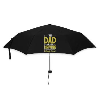 Drôle de papa Blague sarcastique conduisant la fête des pères - Parapluie standard - noir - Devant