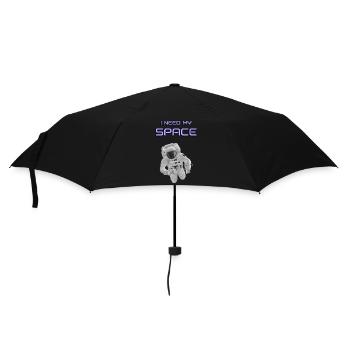 I Need my Space - Funny Astronaut - Umbrella (small) - black - Front