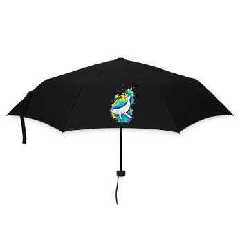 Humpback whale - Umbrella (small) - black - Front