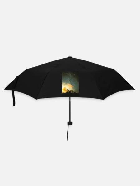 Raum - Regenschirm (klein) - Schwarz