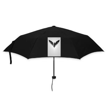 Flying Man - Umbrella (small) - black - Front