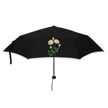 Flowers - Umbrella (small) - black - Front