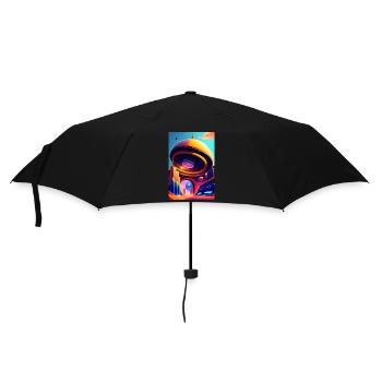 Retro Arcade - Umbrella (small) - black - Front