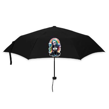 Halloween - Rock & Rainbow - Umbrella (small) - black - Front