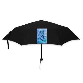 Machen Sie Essen, keinen Krieg! - Regenschirm (klein) - Schwarz - Vorne
