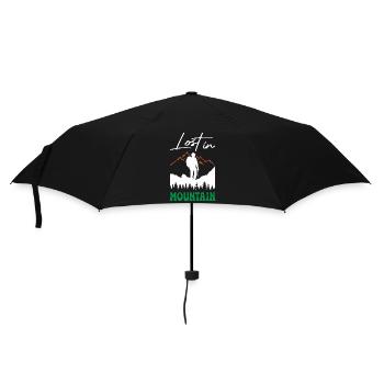 Lost in Mountain Hiking - Umbrella (small) - black - Front