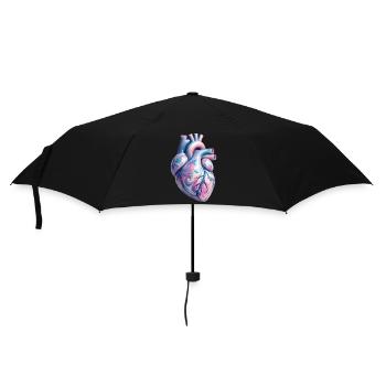 Stylized Human Heart - Umbrella (small) - black - Front