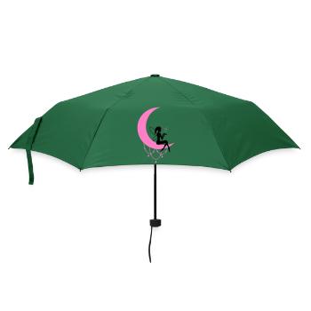 Fairy Elf Crescent Moon Fantasy - Umbrella (small) - bottlegreen - Front