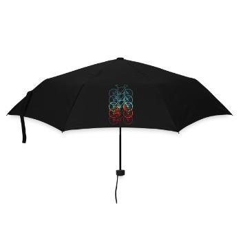 Vélo de route Vélo Vintage Rétro Grunge - Parapluie standard - noir - Devant