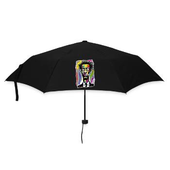 Vivid urban portrait - Umbrella (small) - black - Front