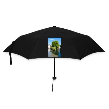 Cityscape of Esslingen am Neckar from Agnesbrücke - Umbrella (small) - black - Front