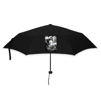 ok 4Rugby et Héritage Noir et Blanc - Parapluie standard - noir - Devant