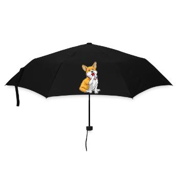 Corgi Schiedsrichter Pfeife - Regenschirm (klein) - Schwarz - Vorne
