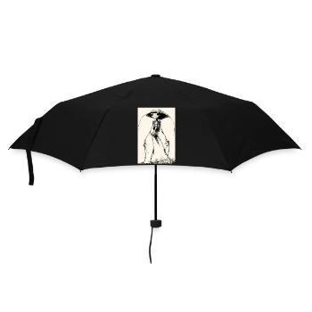 Skeletal aliens with hats – darkly charming - Umbrella (small) - black - Front