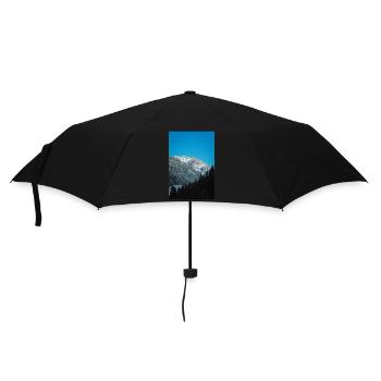 Lueur des Alpes sur la chaîne de montagnes Agrafa en Grèce - Parapluie standard - noir - Devant