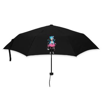 Street Art Fille 23241 - Parapluie standard - noir - Devant