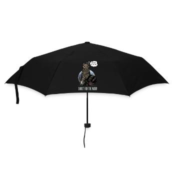 Dreamy raccoon, aim for the moon! - Umbrella (small) - black - Front