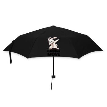 Rabbit Rabbit Dabbing - Umbrella (small) - black - Front