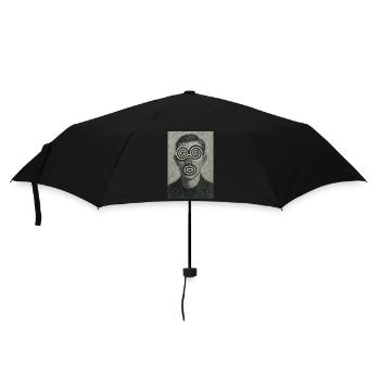 Illusion d’optique du visage - Parapluie standard - noir - Devant