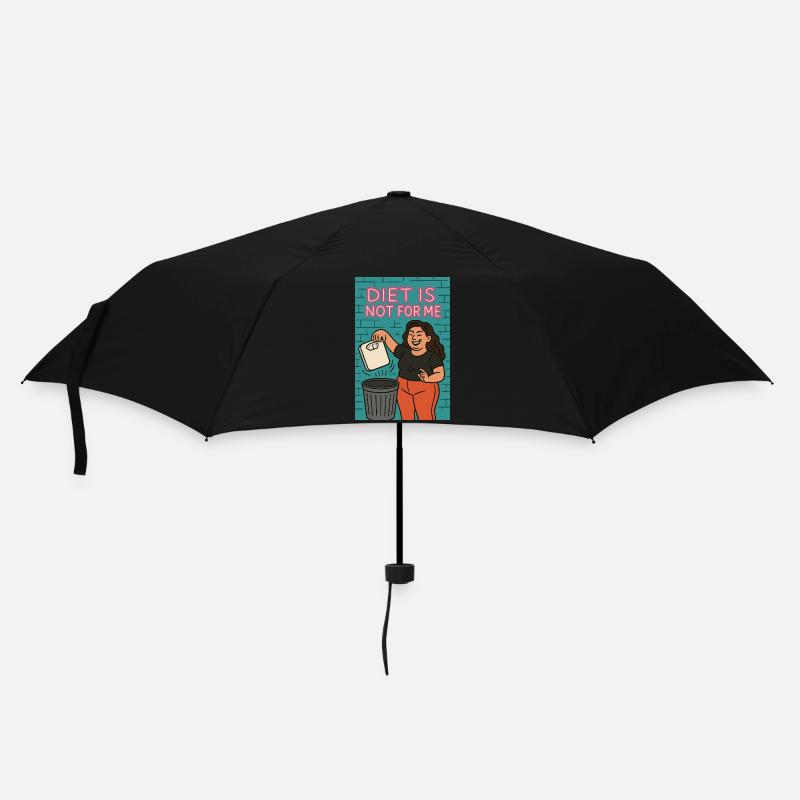 L’alimentation n’est pas pour moi - Parapluie standard - noir