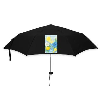 Summer holiday Cocktail - Regenschirm (klein) - Schwarz - Vorne
