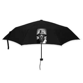 The Watchful Hound - Umbrella (small) - black - Front