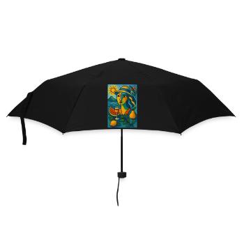 Brise d’été - Parapluie standard - noir - Devant