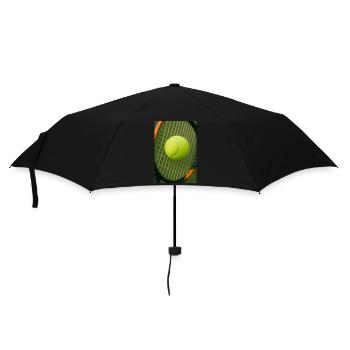 Sportarten - Tennis - Regenschirm (klein) - Schwarz - Vorne