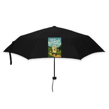 Loss de Schorle Laafe - Regenschirm (klein) - Schwarz - Vorne