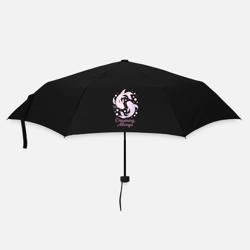 Yin Yang Koi Pisces Sign - Umbrella (small) - black