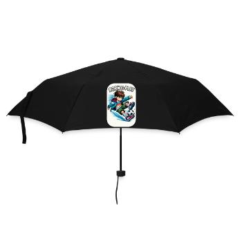 Kicker Kid - Regenschirm (klein) - Schwarz - Vorne