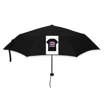 Bready Abfahrt T-Shirt mit Backwaren-Motiv - Regenschirm (klein) - Schwarz - Vorne