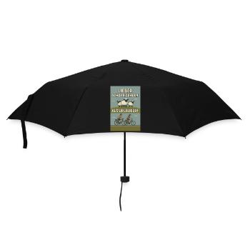 Lieber Schafe zählen als Urlauber - Regenschirm (klein) - Schwarz - Vorne