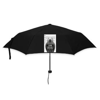Parrot in Interrogation – Heart Thief - Umbrella (small) - black - Front